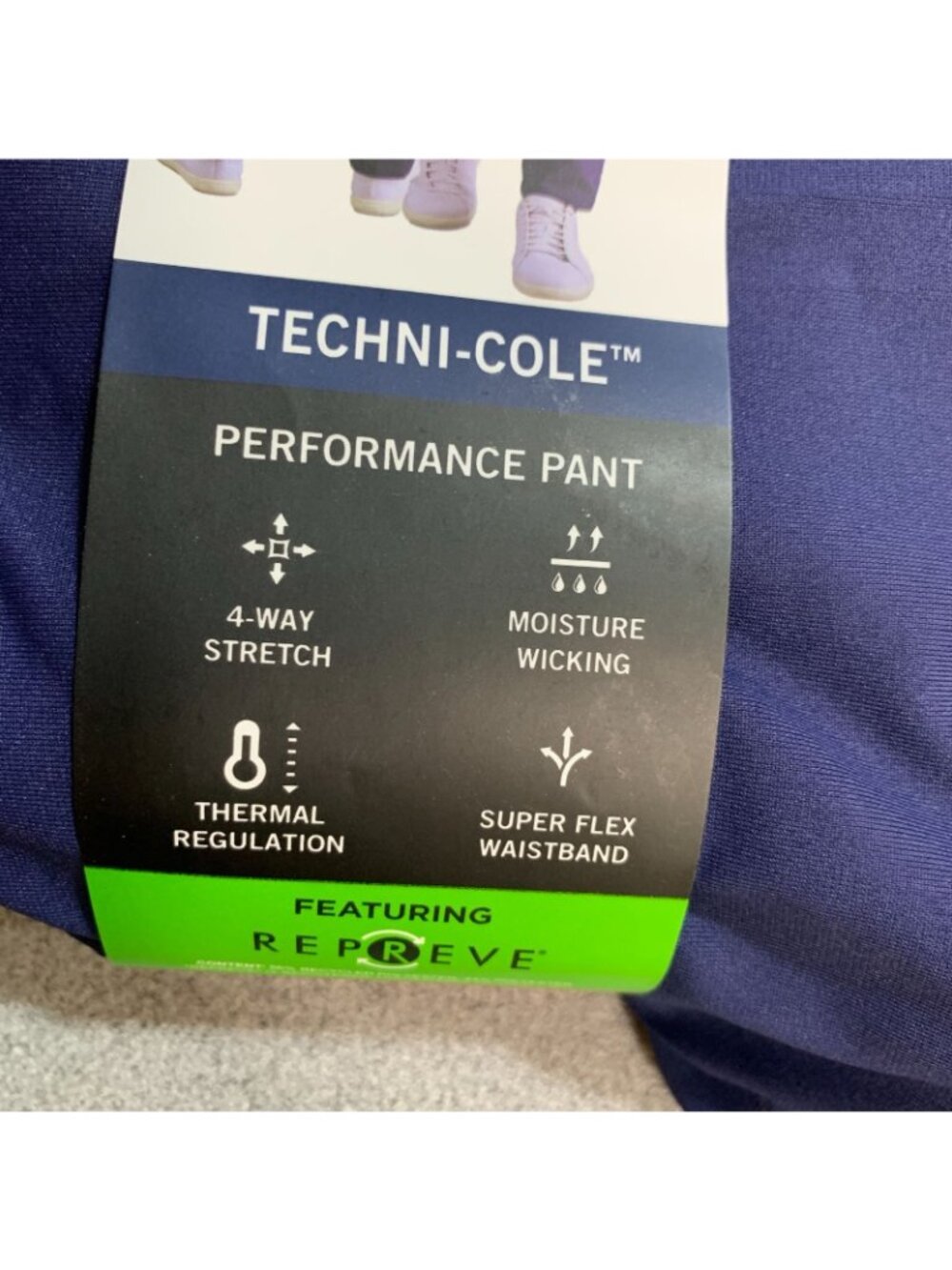 Kenneth Cole Reaction Men's Navy Dress Pants - Picture 7 of 16